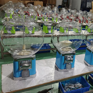 Máquina Expendedora de Dulces y Juguetes, Dispensador de Pelotas Saltarinas con Soporte, Ranura para Monedas y Fichas - Product Image 6