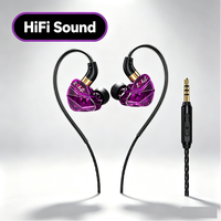 Écouteurs intra-auriculaires filaires HIFI avec prise jack 3,5 mm, chipset JL, réduction de bruit ENC, son stéréo et basses profondes, pour le sport, le gaming, les appels téléphoniques et l'utilisation sur ordinateur