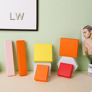 Boîte d'emballage de bijoux mini-couvercle personnalisé de luxe personnalisé pour collier bague boucles d'oreilles avec insert en <span class=keywords><strong>mousse</strong></span> - Product Image 3