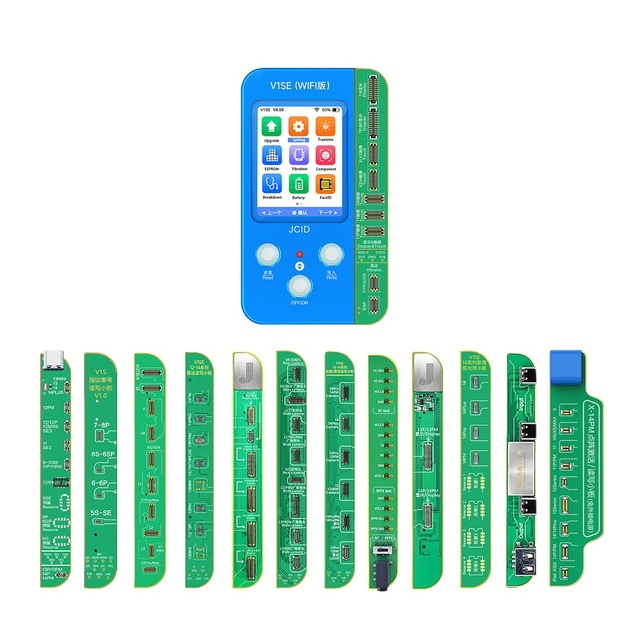 JCID V1S V1SE for IPHONE X XS Max 12 13 14 15 Pro True Tone Fingerprint Dot Projector Battery Data Read and Write Programmer