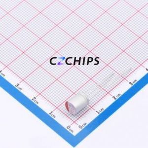 Condensador Sólido TD0J337M0608, Componente de Orificio Pasante (THT), D6.3xL8mm 330uF 20% 6.3V 2.421A100kHz - Product Image 1