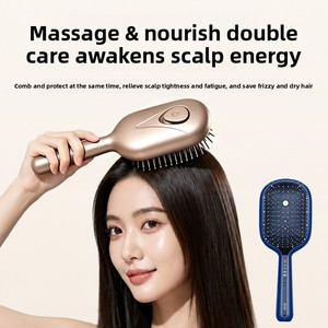มิสท์บำรุงเส้นผมแบบชาร์จไฟได้ หวีนวดน้ำมันหอมระเหยแบบสั่นด้วยแสงสีแดง ประจุลบ ช่วยให้ผมเรียบลื่นและบำรุงหนังศีรษะ - Product Image 4