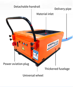 Bomba de tornillo eléctrica pequeña para hormigón, construcción de acero aleado, motor de alta eficiencia, capacidad de 4-6 <span class=keywords><strong>m</strong></span>³/h para cemento y <span class=keywords><strong>mortero</strong></span> - Product Image 2