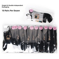 Collants mi-mollet en coton et soie pour femme, imprimé floral, anti-humidité, fins, résistants aux déchirures, vente directe usine