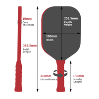 Zhensheng, fabricant de raquettes de pickleball en bois pour le commerce / Raquette de pickleball durable en poly-bois multicouche, idéale pour les débutants