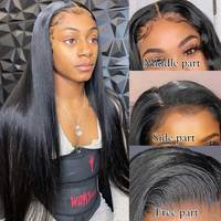 Perruques en cheveux naturels vietnamiens, Lace Front sans colle, Full HD Lace Front, Cheveux indiens bruts alignés sur les cuticules, Perruques frontales HD Lace