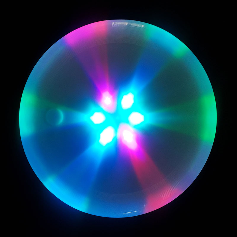 Профессиональный светодиодный светящийся летающий диск 27 см 175 г