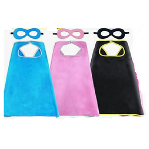 Capa para niños <span class=keywords><strong>de</strong></span> una sola capa <span class=keywords><strong>de</strong></span> colores surtidos con capa <span class=keywords><strong>de</strong></span> superhéroe lateral colorida con 70cm <span class=keywords><strong>de</strong></span> longitud - Product Image 5
