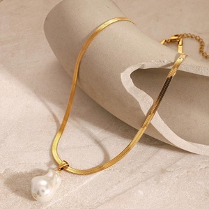 Collier ras du cou tendance personnalisé en acier inoxydable plaqué or, étanche, unisexe, idéal comme cadeau - Product Image 4