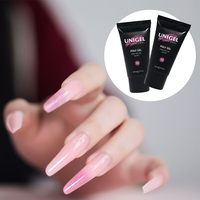 Pour Unigel Vente en gros en vrac Gel UV Nail Builder Private Label Soak off Acrylic Extensions Poly Gel