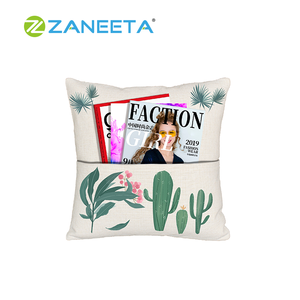 <span class=keywords><strong>Federa</strong></span> per <span class=keywords><strong>Cuscino</strong></span> Vuota per Sublimazione <span class=keywords><strong>con</strong></span> Tasca Porta Libro, in Lino Liscio, per Stampa Personalizzata - Product Image 2
