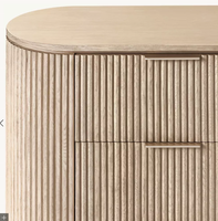 Armoire de bureau de luxe autoportante en acier inoxydable moderne avec 9 tiroirs, panneau en MDF et bois de chêne massif, couleur personnalisable, pour chambre et salon