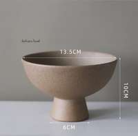 Vas Keramik Retro Bentuk Tidak Beraturan Vas Ikebana Vas Jepang Dekorasi Rumah Zen Ornamen