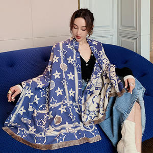 Écharpe longue en cachemire doux <span class=keywords><strong>de</strong></span> marque tendance, prête à être expédiée, <span class=keywords><strong>pour</strong></span> l'hiver, écharpes <span class=keywords><strong>pour</strong></span> femmes, écharpe d'automne <span class=keywords><strong>2022</strong></span> - Product Image 3