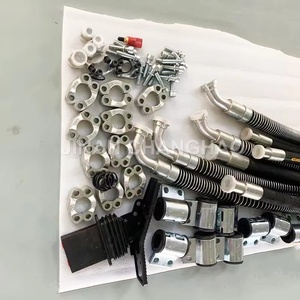 Kit de tuyauterie pour brise-roche hydraulique d'excavatrice, composants : connecteur de câble mâle-femelle, connecteur de câble de coupure, ensemble de tuyauterie de ligne d'huile en fer - Product Image 1