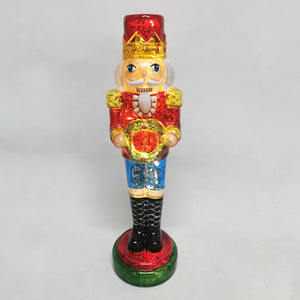 Figurines de <span class=keywords><strong>Casse</strong></span>-Noisettes en Verre Lumineuses à LED, Décorations de Noël pour l'Intérieur, Cadeaux en Verre, Ornements, Produits à Vendre - Product Image 2