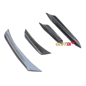 V Style Carbon Fiber Front Bumper Fender Canards Trims <b>Splitters</b> for BMW 3 Series G20 M SPORT LCI 2022+ Auto Tuning - Product Image 3