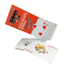 Cartes à jouer personnalisées lavables et imperméables, jeu de cartes de poker en PVC épais de qualité supérieure, imprimées sur mesure pour les jeux en famille et la vente en gros - Product Image 4