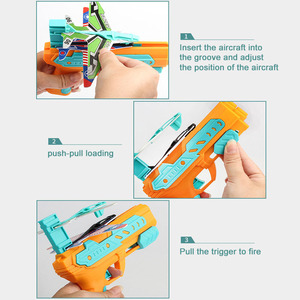 HOT Airplane Launcher <b>Bubble</b> Catapult With 4 Small Plane Toy Funny Airplane Toys for <b>Kids</b> Plane Catapult Gun Shooting Game Gift - Product Image 5