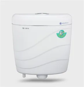 Tangki air toilet seri tangki air cerutu plastik kancing tunggal dan ganda