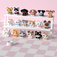 Mini jouet de construction en plastique écologique non toxique - Compatible avec les normes de sécurité pour les enfants de plus de 3 ans - Ensemble de blocs de construction pour assembler des petits animaux