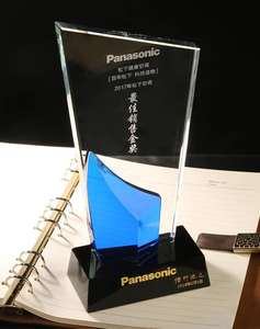 Regalo de negocios de alta calidad Trofeos de cristal Grabado Impresión en color Premio Trofeo de cristal - Product Image 3