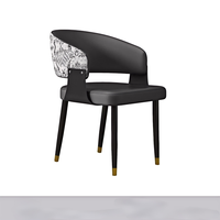 Fauteuil de Salon de Manucure Haut de Gamme en Cuir PU Style Nordique Italien, Chaise Confortable à Dossier Ergonomique pour Salons de Manucure, Spas et Hôtels