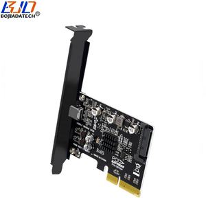 Tarjeta de Expansión Adaptadora PCI-E 4X PCIe X4 a Conector USB <span class=keywords><strong>3</strong></span>.2 Tipo-C de 20 Gbps, Venta al por Mayor de Fábrica, ASM3242, Compatible con Windows 8/10/Linux - Product Image 5