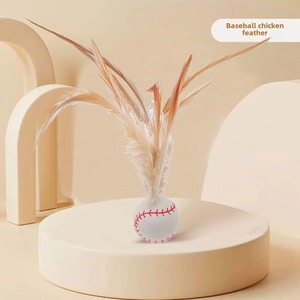Neues Design Katzen spielzeug Ball Katzen feder Teaser Spielzeug Interaktives Haustier Zauberstab Spielzeug mit Feder - Product Image 5