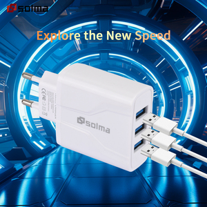 Đa <span class=keywords><strong>USB</strong></span> sạc cắm EU Adapter 3-Port nhiều cách đôi <span class=keywords><strong>USB</strong></span> tường cắm 3 pin kép <span class=keywords><strong>USB</strong></span> cắm nguồn sạc - Product Image 2