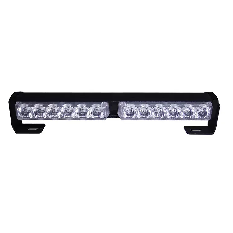 12 LED Dash/Layar Mount Lightbar Led Kendaraan Mobil Dash Strobo Deck Peringatan Darurat Lampu Flash Merah & Biru 12V