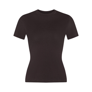 Sky <strong>blue</strong> Women's Summer T-shirt High Quality Custom Embroidery Women's <strong>Crop</strong> <strong>tops</strong> Slim fit t shirt - Product Image 6