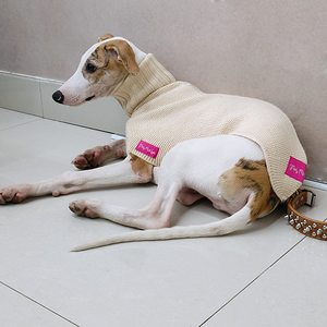 Venta al por mayor suéter de punto <span class=keywords><strong>con</strong></span> botón Pet Jumper abrigos para perros para <span class=keywords><strong>galgo</strong></span> italiano pequeños whippets Sighthounds - Product Image 4