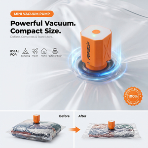 Bomba de Aire Eléctrica Portátil Inalámbrica para Camping, Superventas en Europa, Automática, 300L/Min, Presión de 0.8PSI, Válvula de Material ABS - Product Image 5