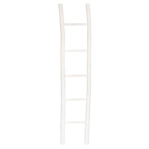 Scala 38x6 cm H 180 in salice bianco - Product Image 1