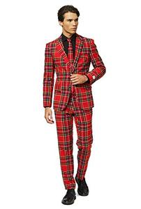 Abiti divertenti brutti costumi natalizi per <span class=keywords><strong>uomo</strong></span>-completo di natale: include <span class=keywords><strong>giacca</strong></span>, pantaloni <span class=keywords><strong>e</strong></span> <span class=keywords><strong>cravatta</strong></span> - Product Image 3