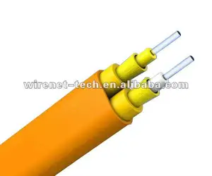 Excellent Mechanical Armored Duplex Twin Tight Buffer Fiber Optic Flat Cable