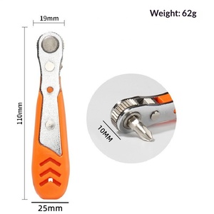 Mini Quick Release Ratchet <b>Wrench</b> Set Dual Direction Torsion Rotation 2 in 1 Tool for Mechanical Repair and Maintenance Ratchet - Product Image 2