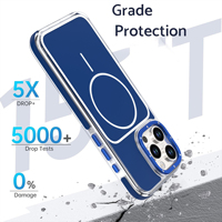 Étui de téléphone magnétique robuste pour iPhone 16 Pro Max, double couche, antichoc, protection intégrale, coque de protection robuste pour téléphone portable