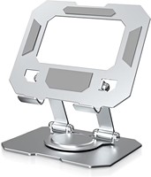 Support pour tablette A240 avec base rotative à 360° °   Renforcée et dotée d'une double tige réglable en acier au carbone.