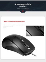 In-stock Ergonomic Rechargeable USB Optical Wired Mouse Computer Peripheral for Business Office and Desktop/laptop Models 11