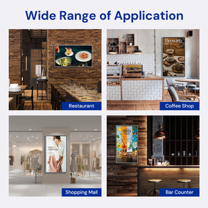 Android 14 Ultra Thin All in One 32 43 50 Inch <b>Wall</b>-Mounted Digital <b>Display</b> Touch Screen Marketing Advertising HSD-DB-J50 Large - Product Image 3