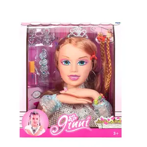 Nouveau style accessoires de poupée fille maquillage mode grandes poupées poupées poupées de style en plastique - Product Image 1
