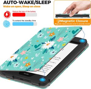 Ốp máy tính bảng Kindle E-reader thông minh KW5 6.8 inch chống sốc, in hình dễ thương dành cho trẻ em, có dây đeo tay - Product Image 3