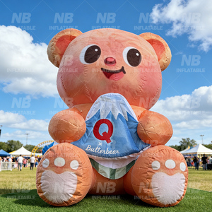 Customized Design Bear Cartoon Characters Inflatable Cute for Party Decoration Advertising Inflatable Moon Customized Bear - Product Image 5
