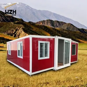 Waterproof Container House 20 Ft Expandable 40ft Mobile Home Caravan Portable Houses 2 4 Bedroom Container Home