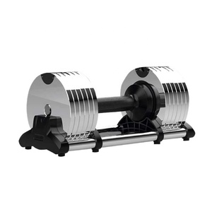 Ensemble de poids libres par incréments de 4 <span class=keywords><strong>kg</strong></span> Haltères réglables Haltères en fonte <span class=keywords><strong>24</strong></span> <span class=keywords><strong>kg</strong></span> Haltères réglables - Product Image 1