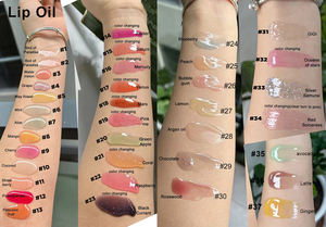 Brillant à lèvres scintillant teinté au <span class=keywords><strong>Ph</strong></span> changeant de couleur en vrac marque privée huile pour les lèvres végétalienne teinte tache glaçure hydratant huile pour les lèvres magique - Product Image 4