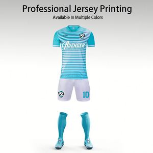 LanJing Classic Jersey Fútbol Stripe Fútbol Jersey Equipo <span class=keywords><strong>Nacional</strong></span> <span class=keywords><strong>de</strong></span> Fútbol Jersey - Product Image 1