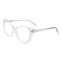 Montures optiques légères et confortables pour femme, design papillon, matériau en acétate durable, montures optiques pour un usage quotidien